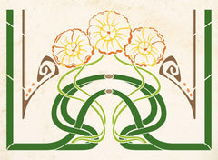 Schablone - Jugendstille