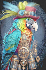 Steampunk Macaw 1 - Seidenpapier Stärke 18 llb