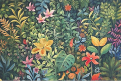 Jungle Foliage 2 - Seidenpapier Stärke 18 llb