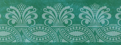 Wandschablone - Bordüre - Zapfino