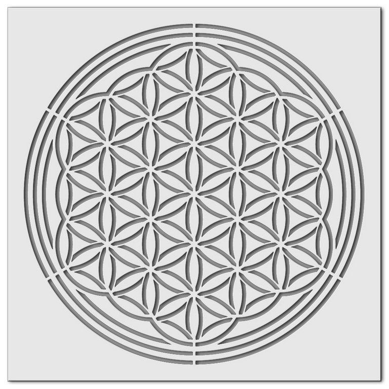 Schablone - Blume des Lebens Schablone - Blume des Lebens