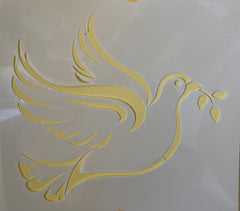 Schablone "Friedenstaube" S