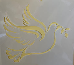 Schablone "Friedenstaube" XL