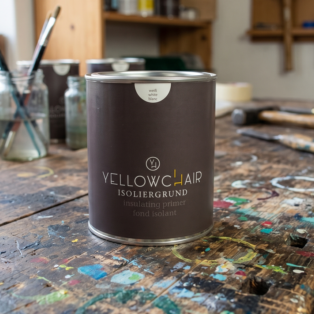 Yellowchair® Isoliergrund weiß als Grundierung vor dem Streichen mit Kreidefarbe
