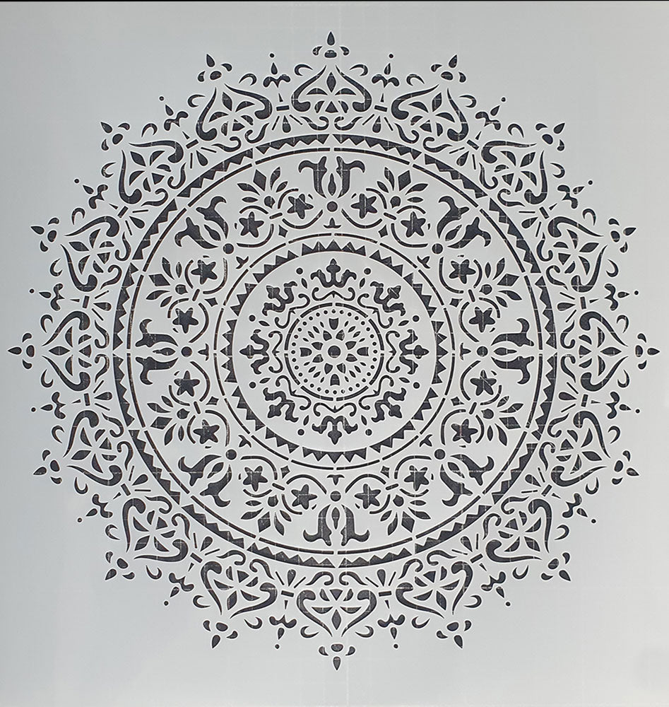 Bild einer Mandala Schablone