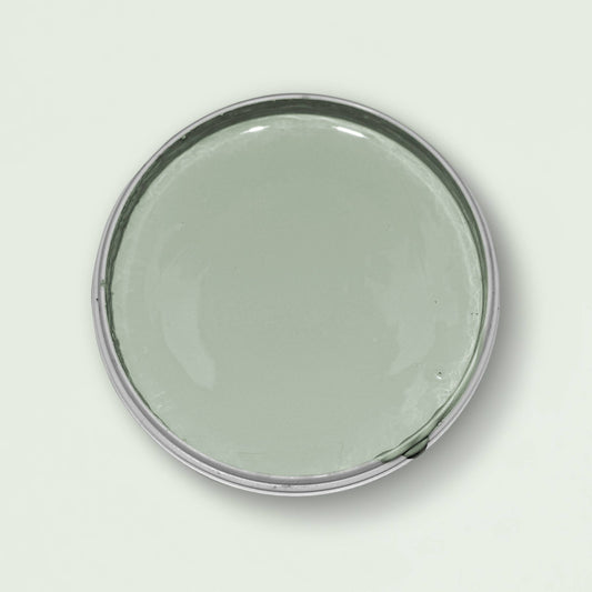 Blick in die geöffnete Yellowchair Kreidefarbe Dose Nr. 38 G