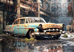 Junkyard 3 – Reispapier 40g/m²