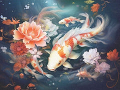 Koi Pond 1 – Seidenpapier  Stärke 18 llb