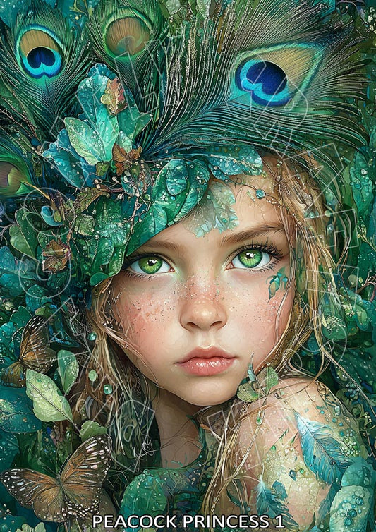 Peacock Prinzess – Reispapier 40g/m²