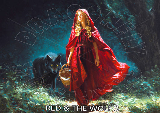 Red and the Wolfe – Reispapier 40g/m²