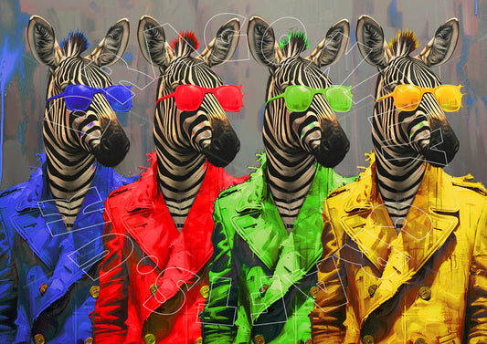 Style Zebras – Reispapier 40g/m²