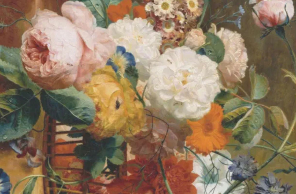 Floral Still Life - Seidenpapier  Stärke 18 llb