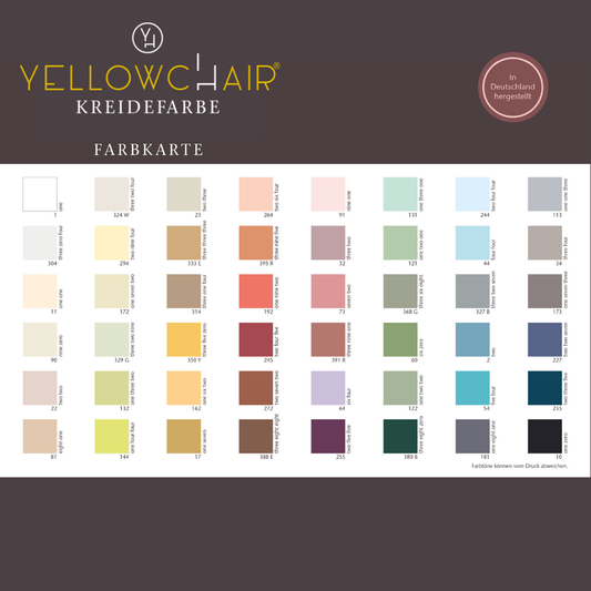 Yellowchair Farbkarte