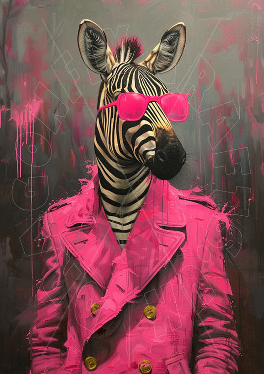 Zebra Style Decoupage - Reispapier  Stärke 60g/m²