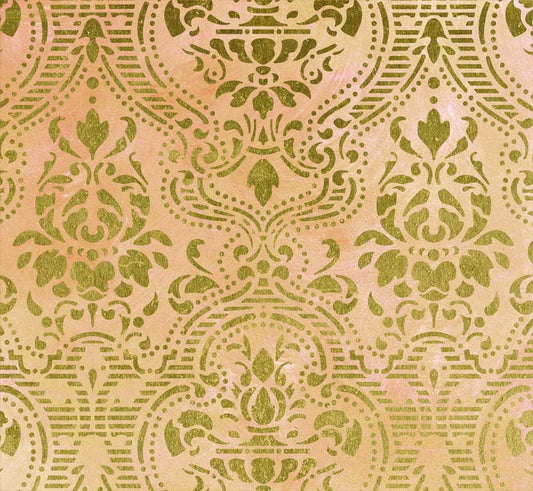 Wandschablone - Blumenbouqet