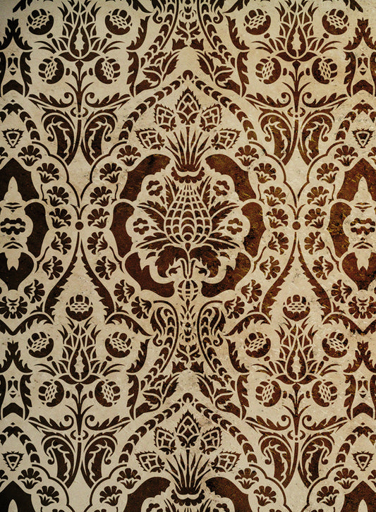 Wandschablone - Gardenparty