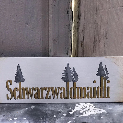Schablone - Schwarzwaldmaidli