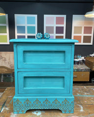 Workshop "Möbel gestalten mit Yellowchair Kreidefarbe und Wachs in Kahl (nähe Ffm)