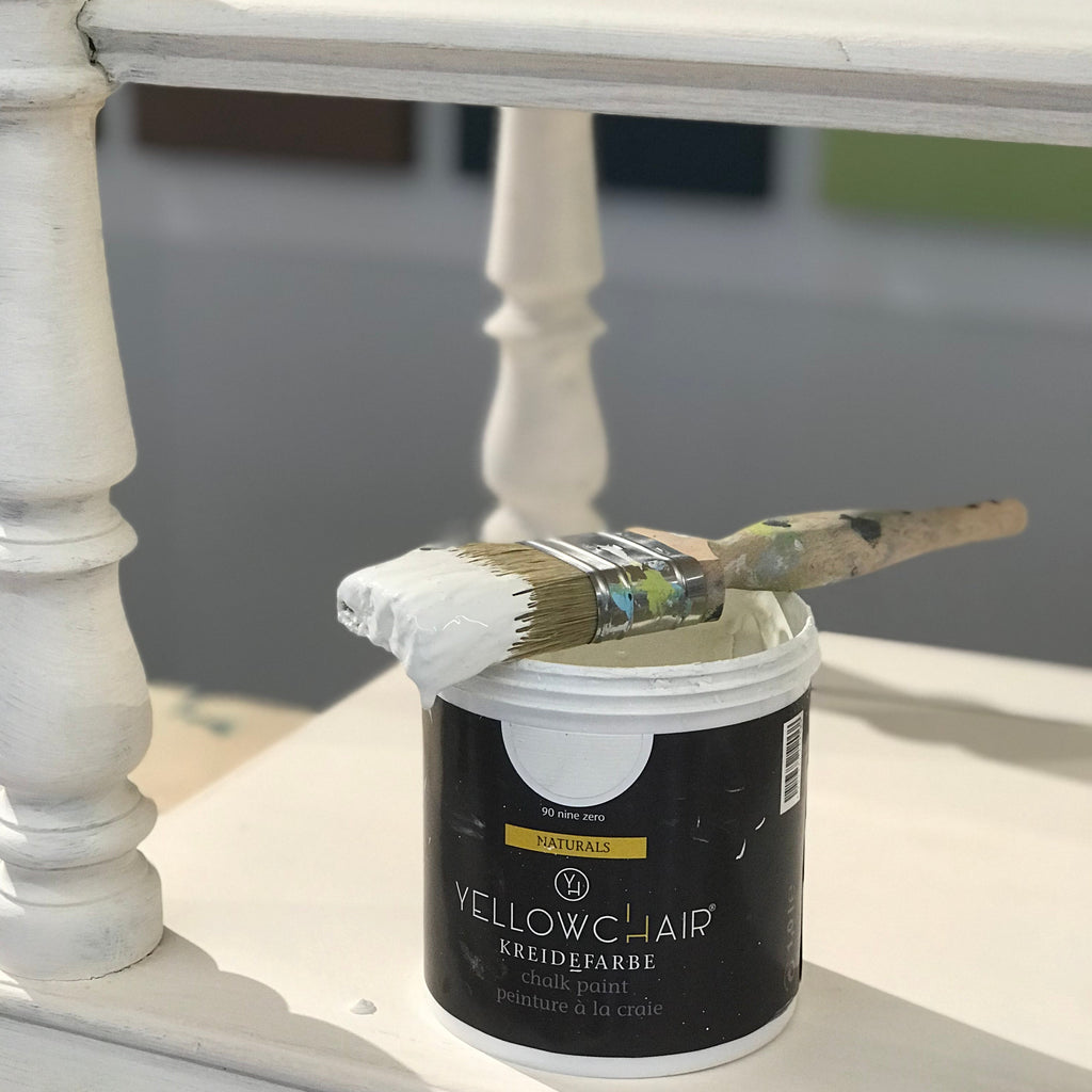 Kreidefarbe Pinsel Für Möbel & Wachs - Großer Naturborsten Pinsel 3,8cm Für Home Decor