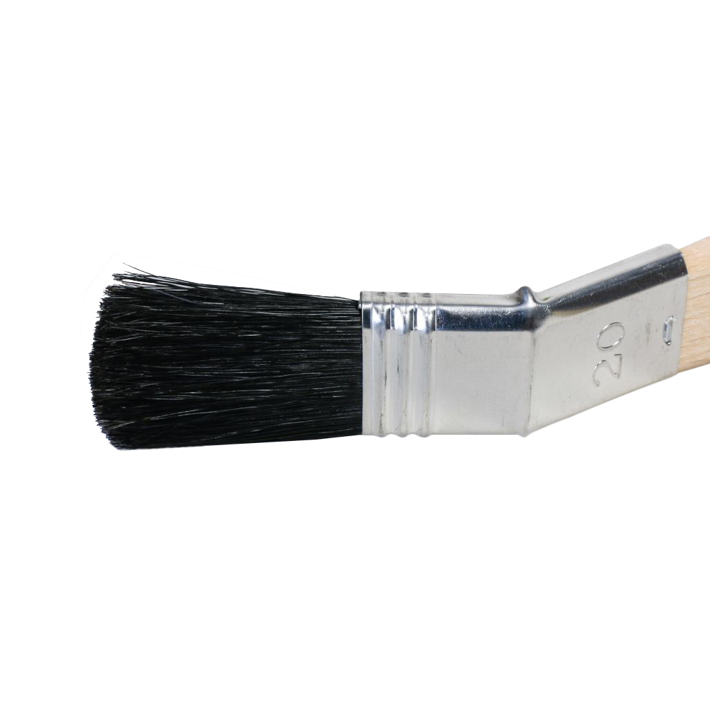 Plattpinsel, gebogen 20 mm