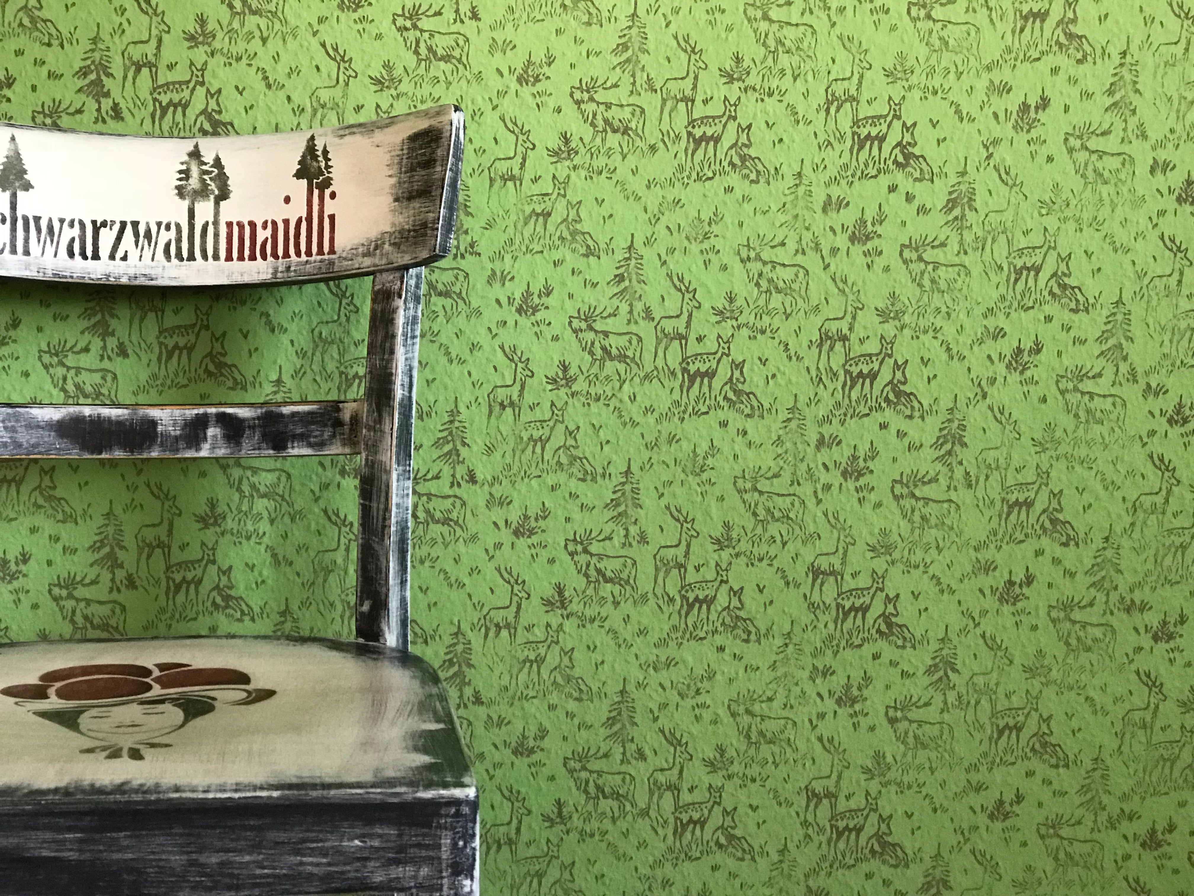 Schablone - Schwarzwälderin