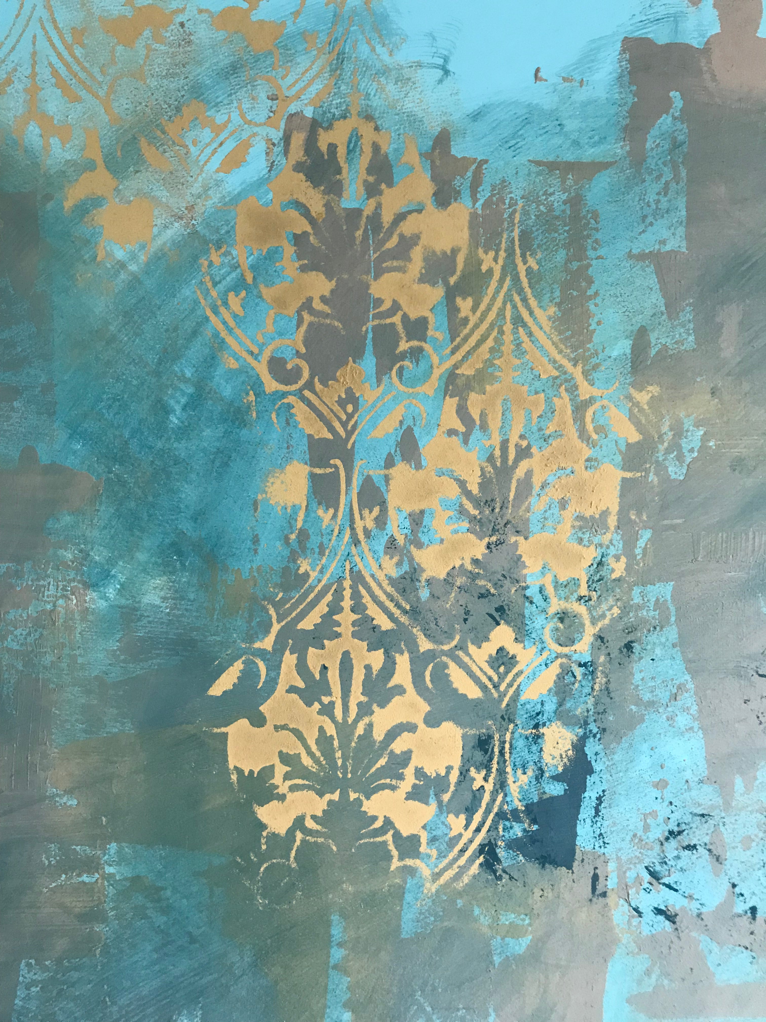 Wandschablone - Brokato