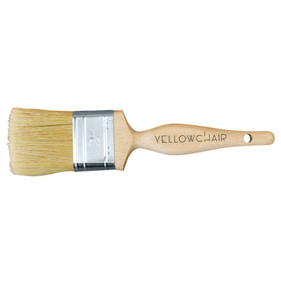 Lackierpinsel 2 Zoll mit Naturholzstiel, helle Chinaborsten